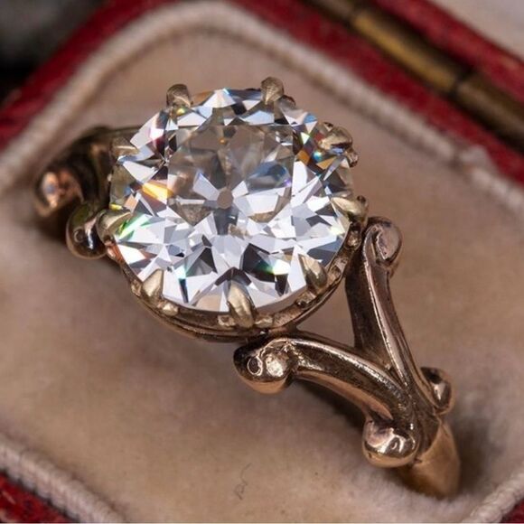 🩵 NEW Vintage crystal unique style ring 🩵 - Picture 3 of 6